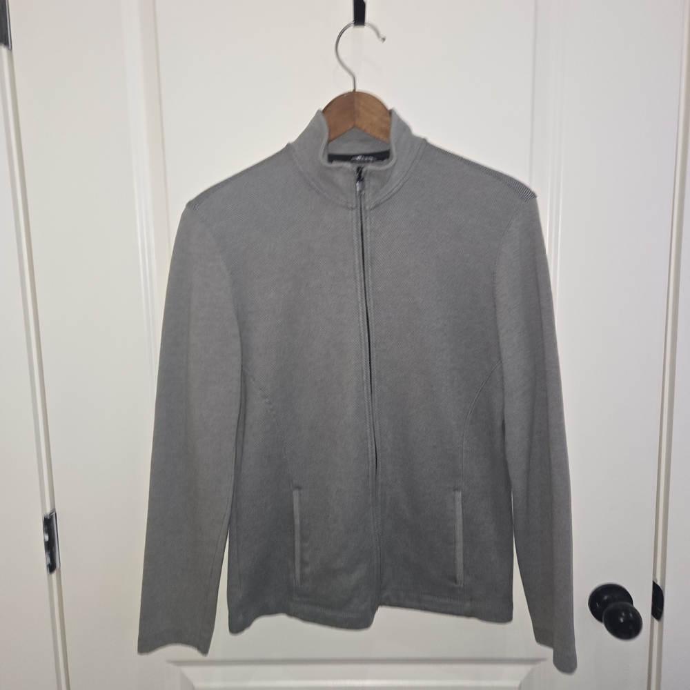 Alfani Men's Gray Zip-Up Sweater